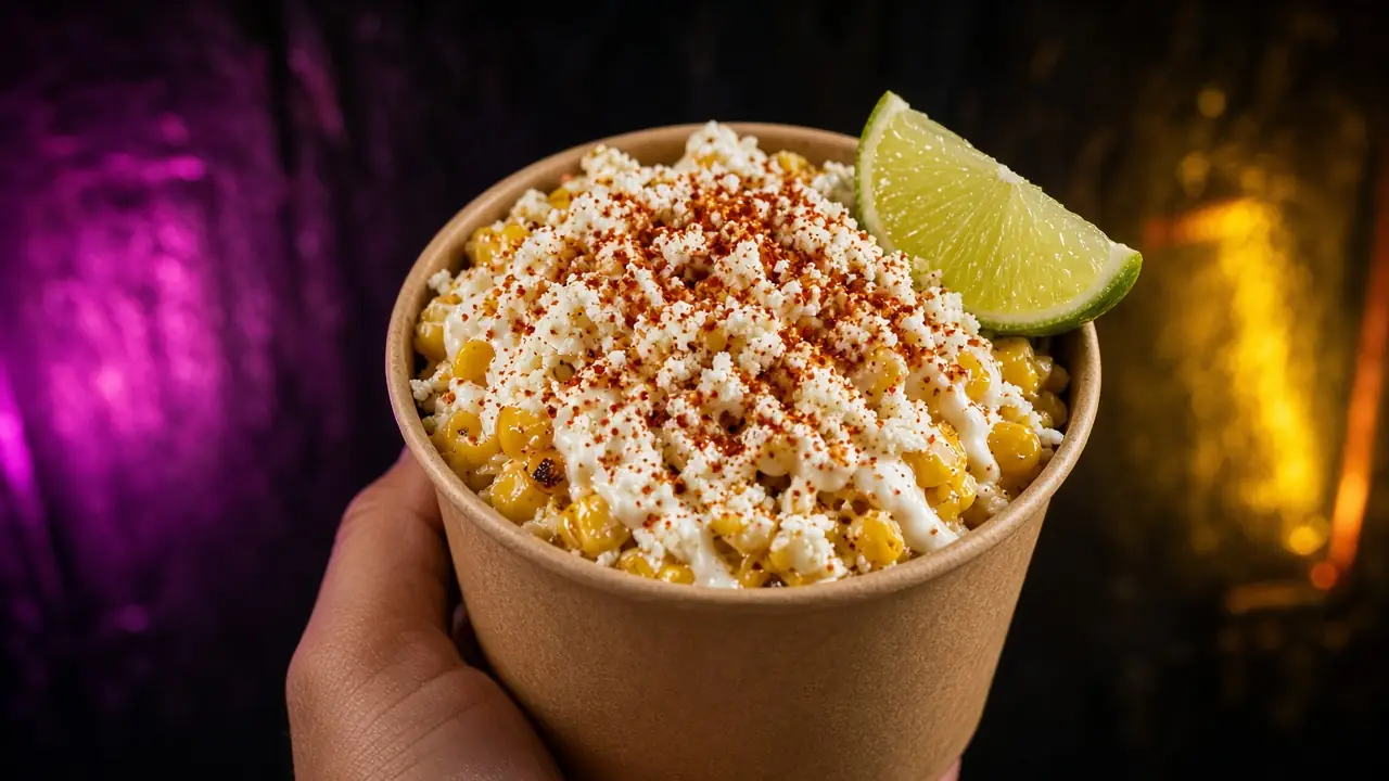 Illustrative image: elote street corn cup